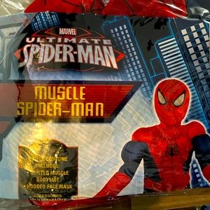 Boys Spiderman Muscle Costume Size Small